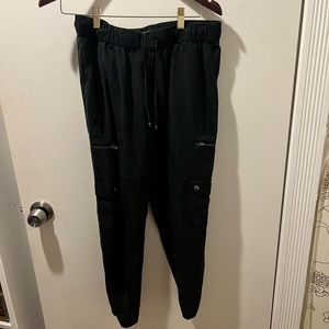 Banana republic mid rise black joggers